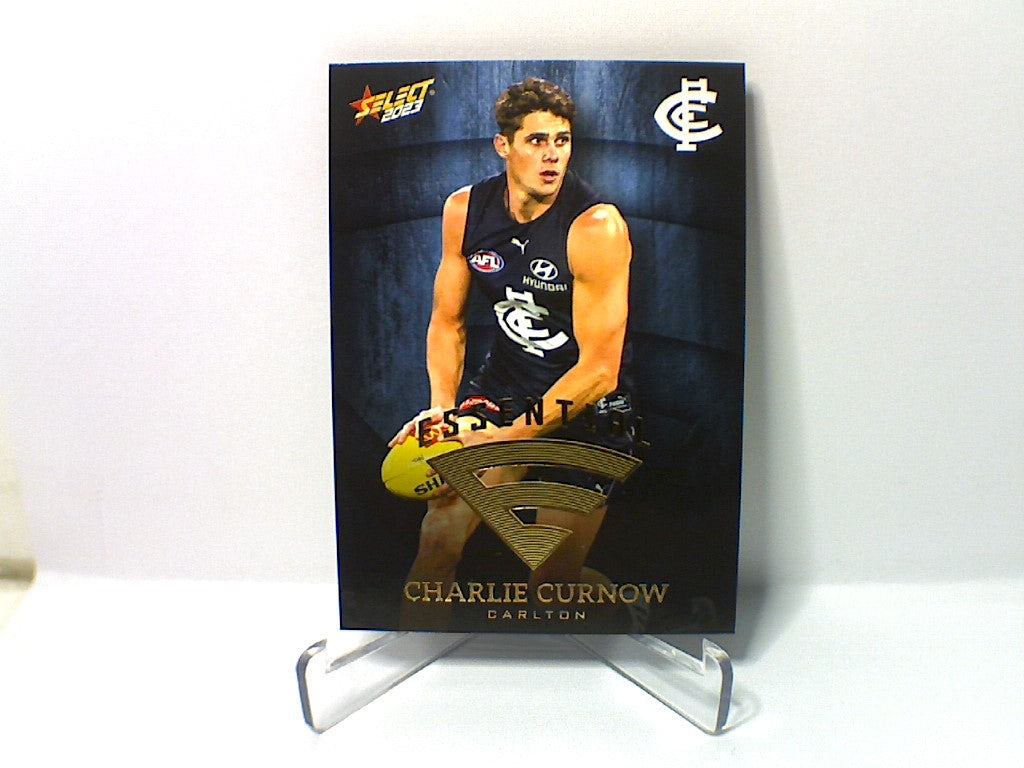 2023 AFL Footy Stars - Essential - E12 - Charlie Curnow - Carlton