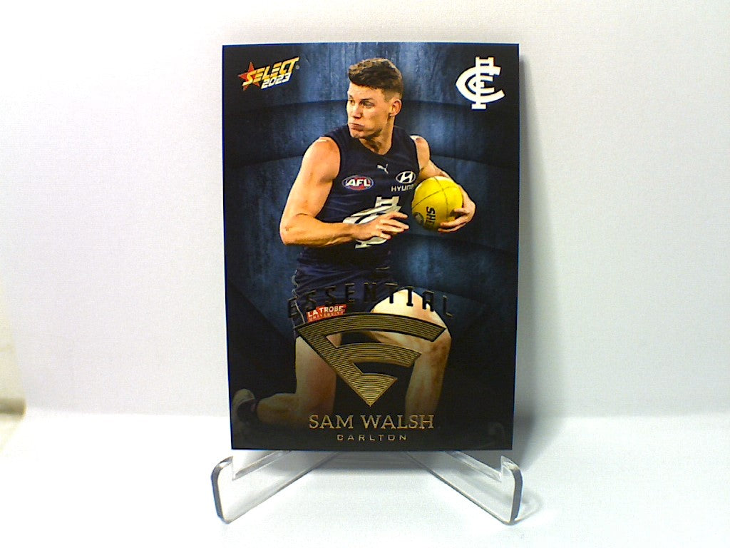 2023 AFL Footy Stars - Essential - E14 - Sam Walsh - Carlton