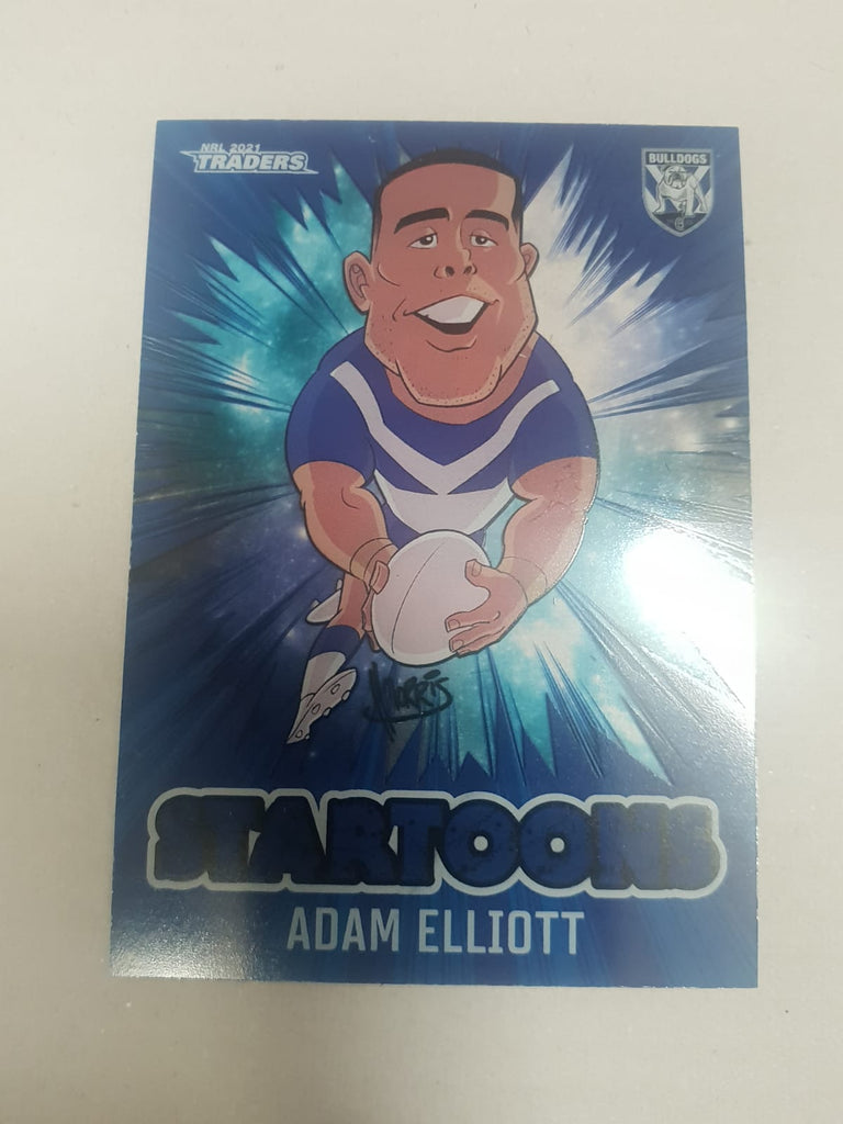 Startoons - #3 - Bulldogs - Adam Elliott - NRL Traders 2021