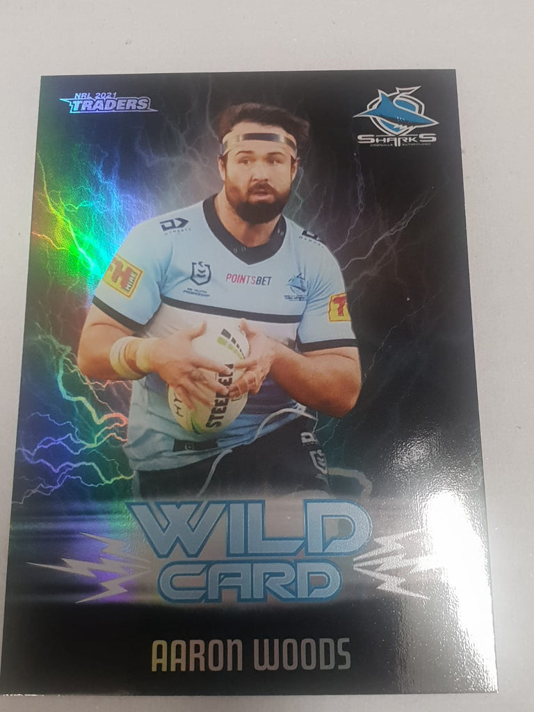 2021 Wildcards - #12 - Sharks - Aaron Woods - NRL Traders 2021