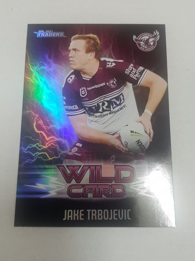 2021 Wildcards - #17 - Sea Eagles - Jake Trbojevic - NRL Traders 2021