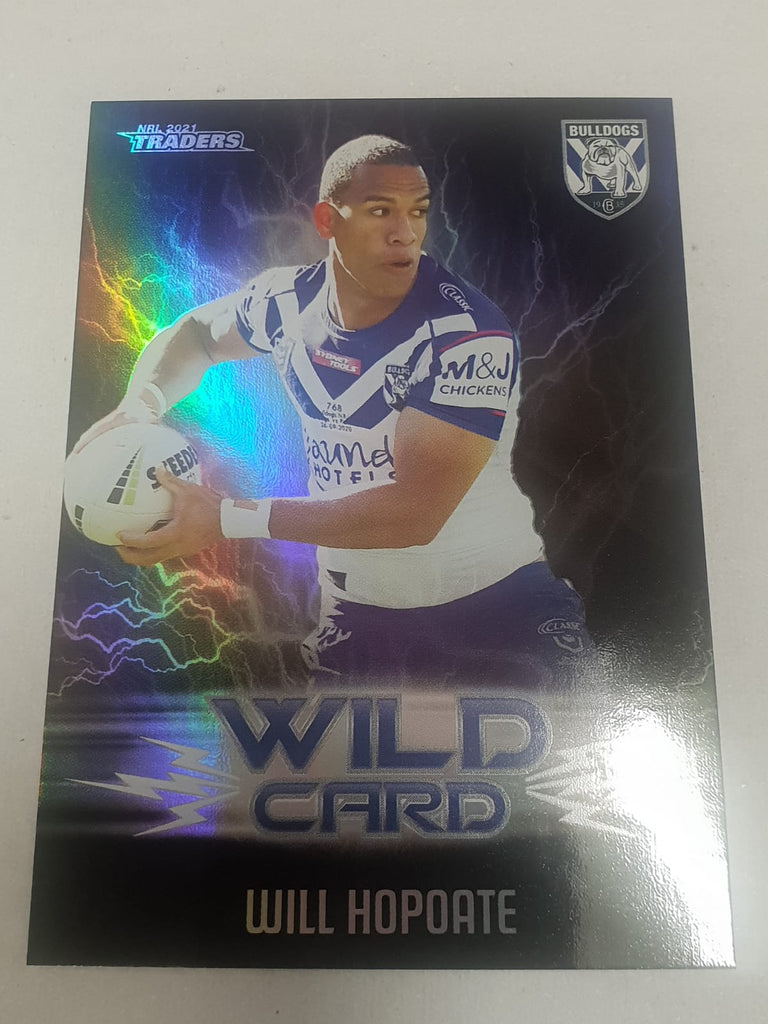 2021 Wildcards - #8 - Bulldogs - Will Hopoate - NRL Traders 2021