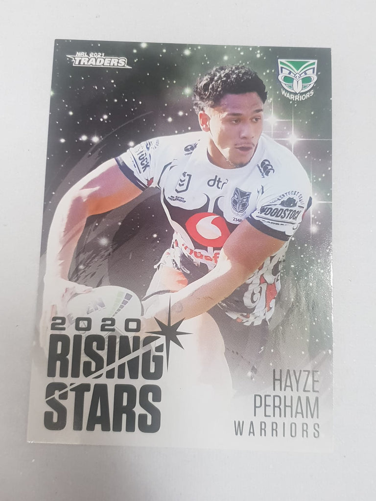 2020 Rising Stars - #43 - Warriors - Hayze Perham - NRL Traders 2021