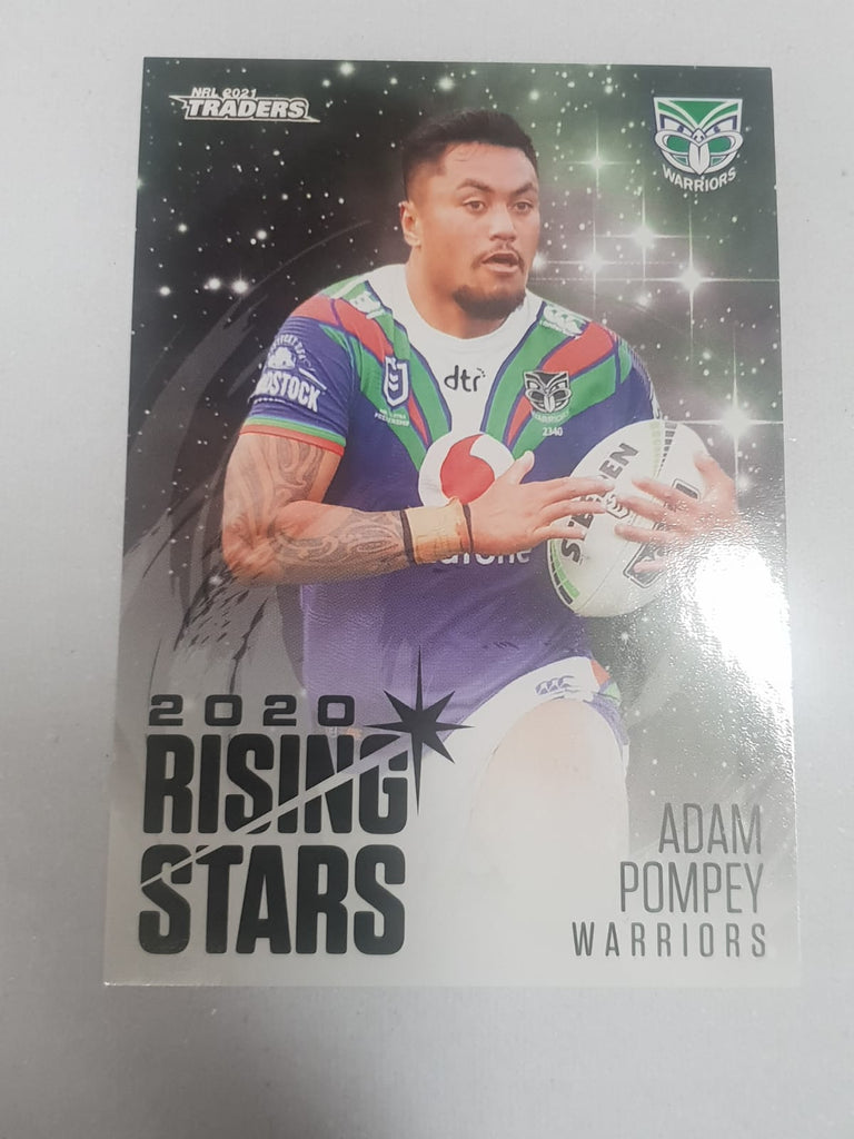 2020 Rising Stars - #44 - Warriors - Adam Pompey - NRL Traders 2021