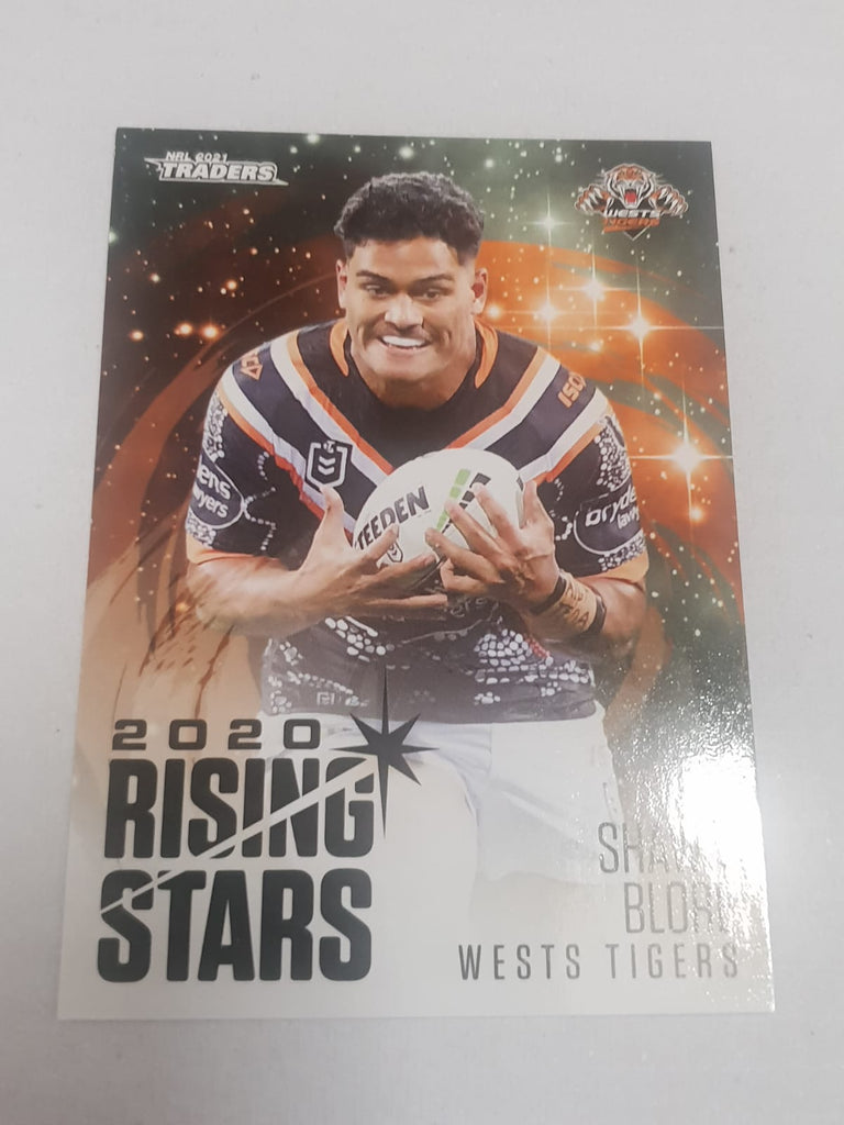 2020 Rising Stars - #46 - Tigers - Shawn Blore - NRL Traders 2021
