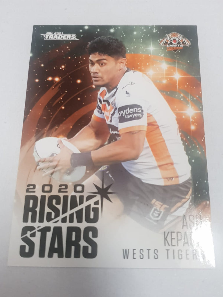 2020 Rising Stars - #47 - Tigers - Asu Kepaoa - NRL Traders 2021