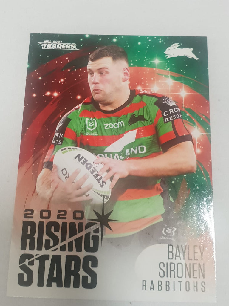 2020 Rising Stars - #36 - Rabbitohs - Bayley Sironen - NRL Traders 2021