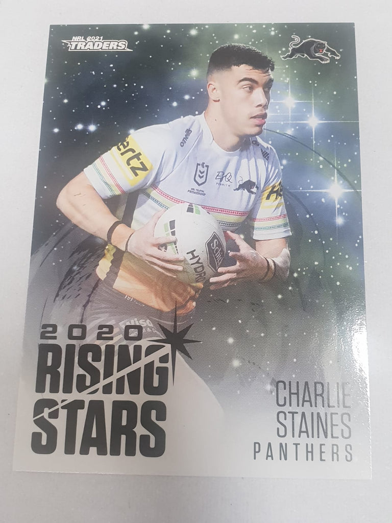 2020 Rising Stars - #33 - Panthers - Charlie Staines - NRL Traders 2021