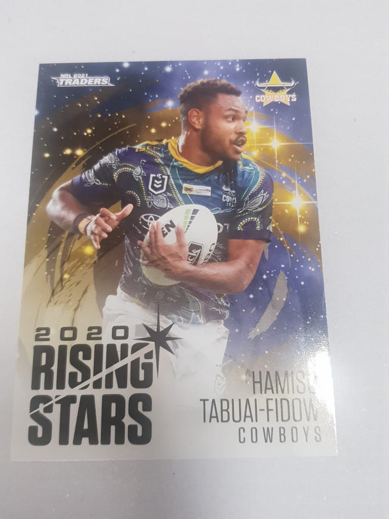 2020 Rising Stars - #27 - Cowboys - Hamiso Tabuai-Fidow - NRL Traders 2021
