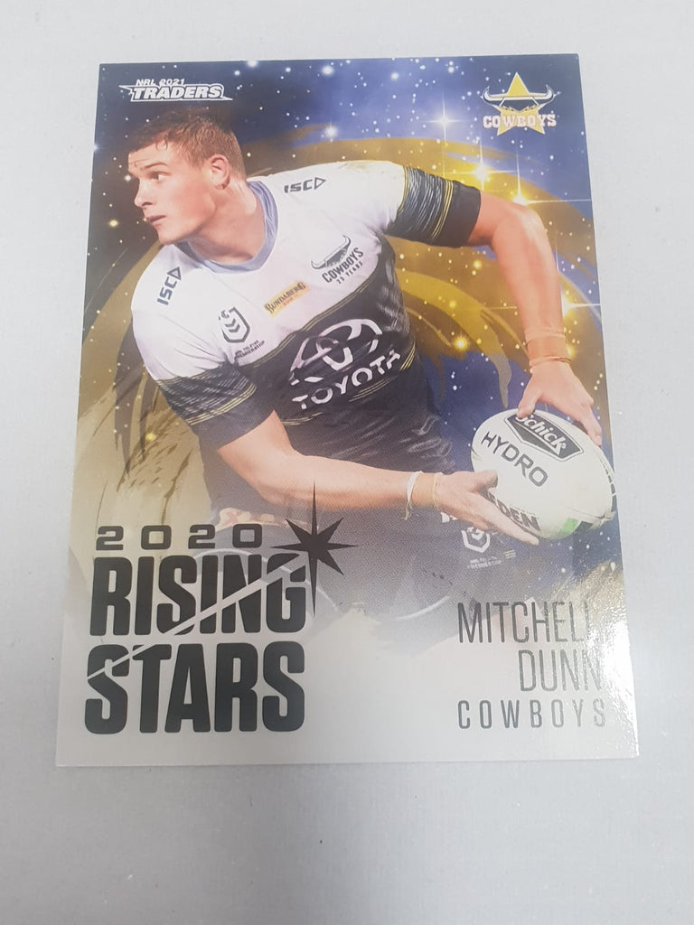 2020 Rising Stars - #25 - Cowboys - Mitchell Dunn - NRL Traders 2021