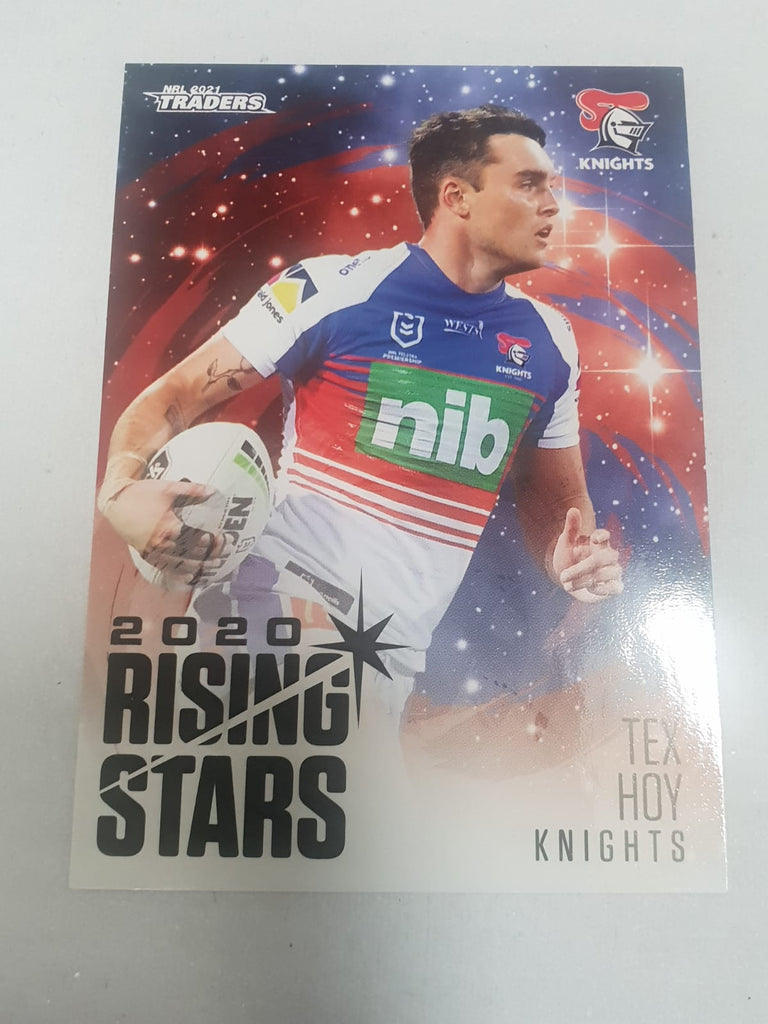 2020 Rising Stars - #24 - Knights - Tex Hoy - NRL Traders 2021