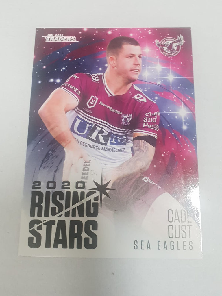 2020 Rising Stars - #16 - Sea Eagles - Cade Cust - NRL Traders 2021