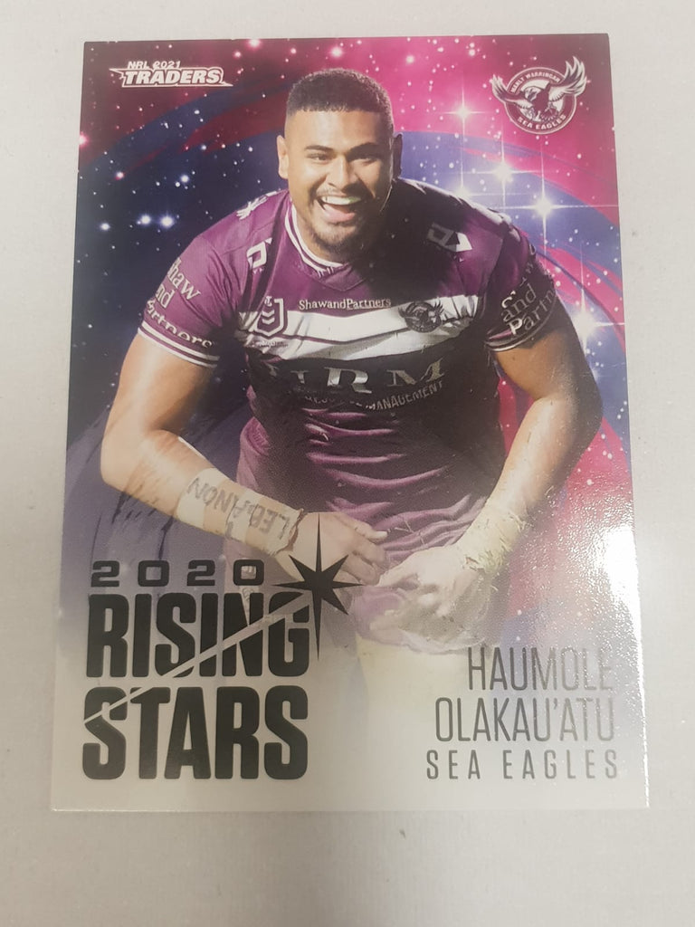 2020 Rising Stars - #17 - Sea Eagles - Haumole Olakau'atu - NRL Traders 2021