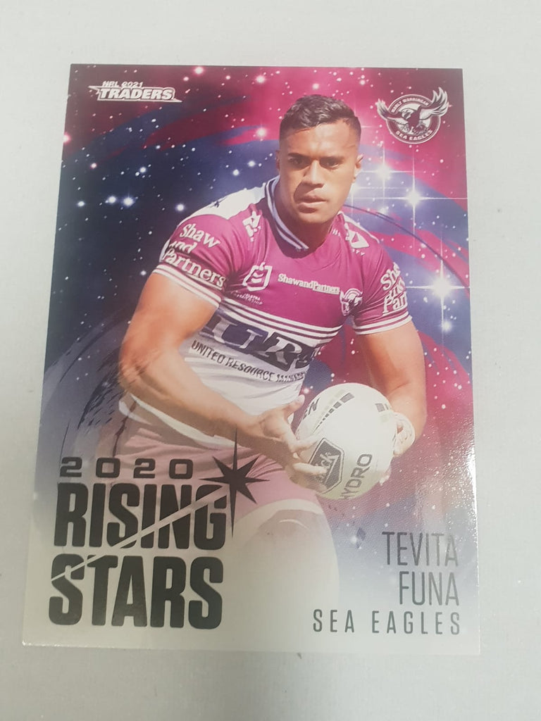 2020 Rising Stars - #18 - Sea Eagles - Tevita Funa - NRL Traders 2021