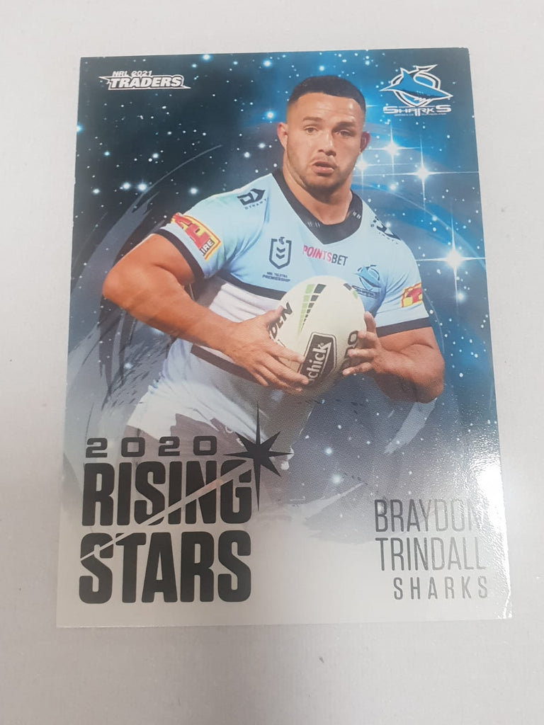 2020 Rising Stars - #12 - Sharks - Braydon Trinda - NRL Traders 2021
