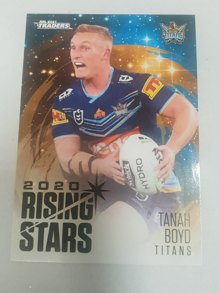 2020 Rising Stars - #13 - Titans - Tanah Boyd - NRL Traders 2021