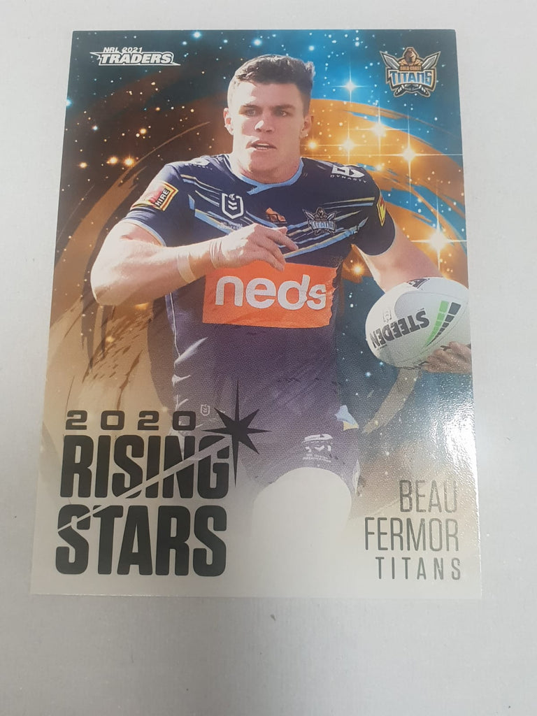 2020 Rising Stars - #14 - Titans - Beau Fermor - NRL Traders 2021