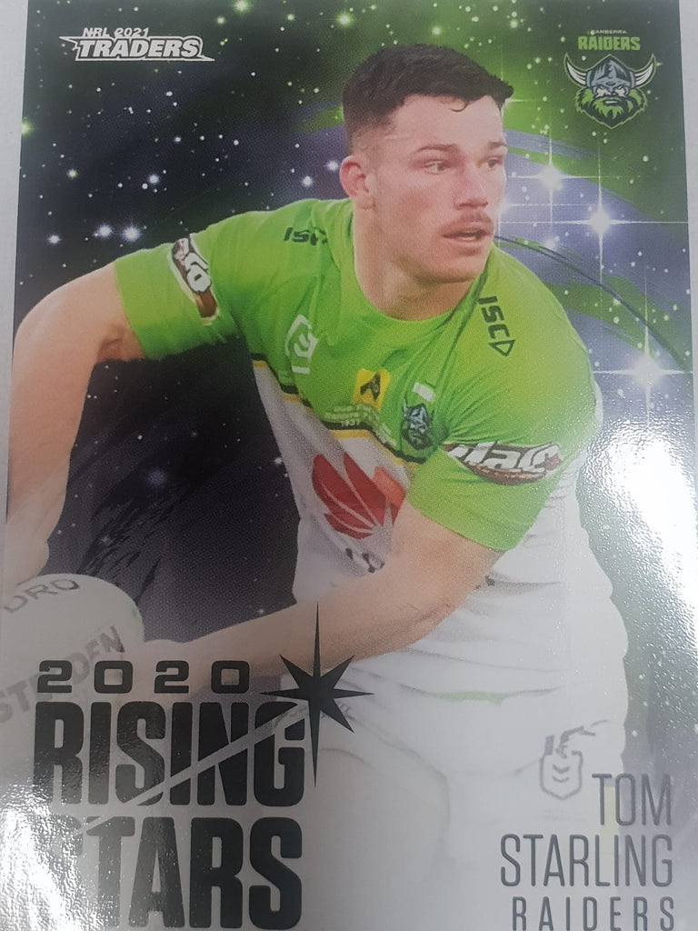 2020 Rising Stars - #5 - Raiders - Tom Starling - NRL Traders 2021