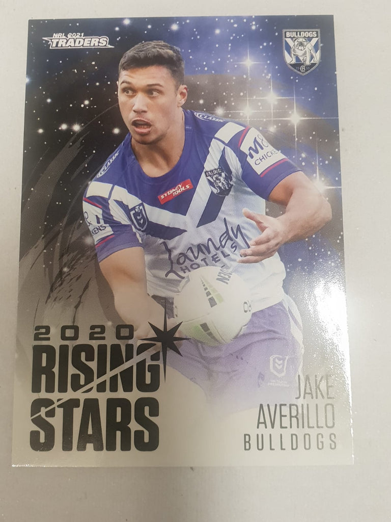 2020 Rising Stars - #7 - Bulldogs - Jake Averillo - NRL Traders 2021