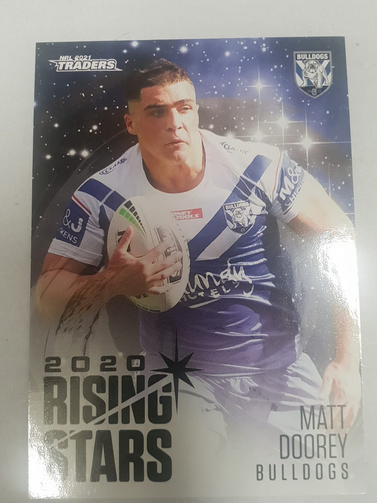 2020 Rising Stars - #8 - Bulldogs - Matt Doore - NRL Traders 2021