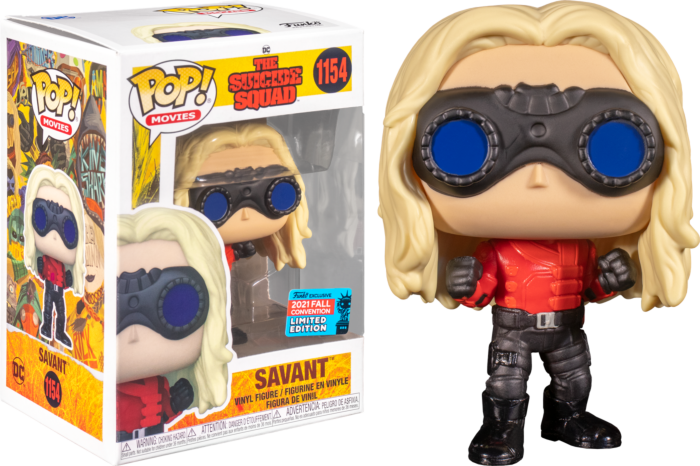 Funko Pop! Vinyl figure of Suicide Squad character Savant from NYCC21.