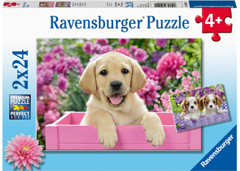 Ravensburger 2x24 piece jigsaw puzzle, Me & My Pal.