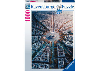 1000 Piece Ravensburger Jigsaw Puzzle titled Paris from Above.