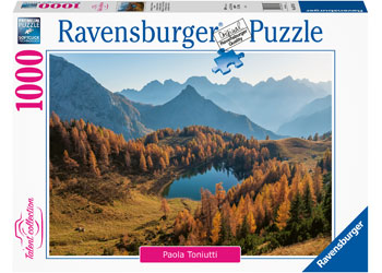 Ravensburger 1000 piece jigsaw puzzle of Lake Bordaglia Fruill Venezia.